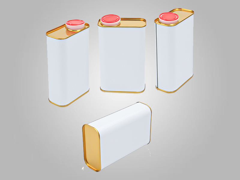 115X55X180mm厂家食用油1L容量方罐马口赢博官方（中国）总部一公升胶水涂料油漆赢博官方（中国）总部铁盒