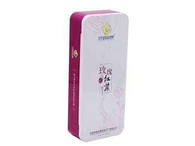 250×105×51mm马口赢博官方（中国）总部装玫瑰金银花枇杷决明子茉莉古树茶叶罐包装盒子