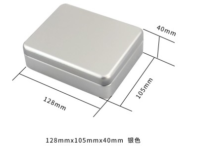 128×105×40mm长方形马口铁盒 喜糖饼干礼品盒包装收纳空赢博官方（中国）总部