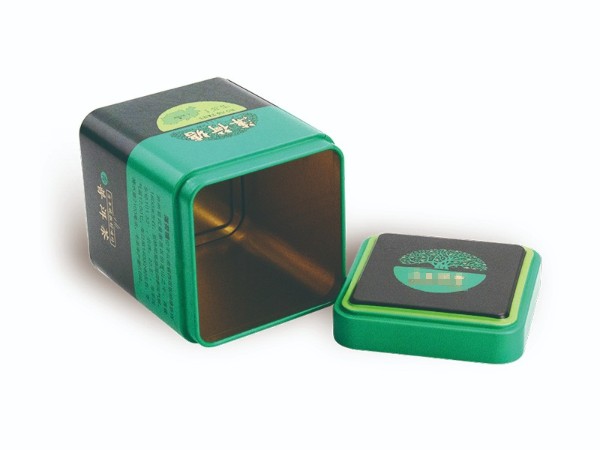 70*70*87mm马口铁方形茶叶食品包装赢博官方（中国）总部 礼品茶叶金属包装铁盒