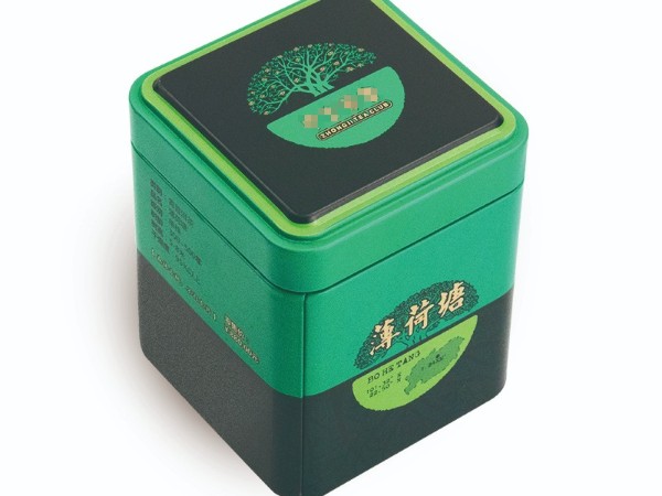 70*70*87mm马口铁方形茶叶食品包装赢博官方（中国）总部 礼品茶叶金属包装铁盒