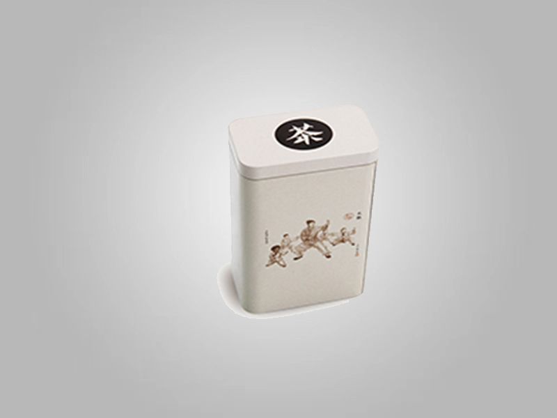 87x51x140长方形茶叶铁盒,茶叶赢博官方（中国）总部包装定制_业士铁盒制罐定制厂家