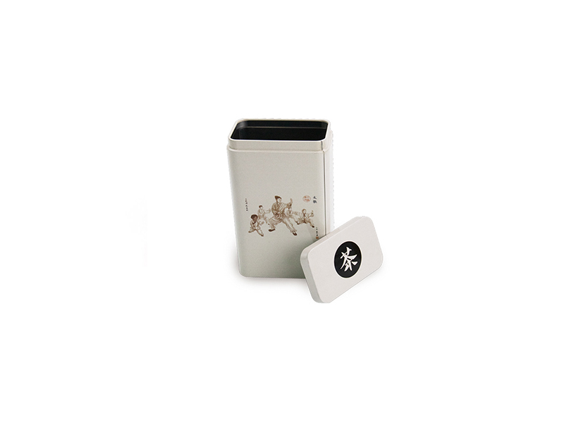 87x51x140长方形茶叶铁盒,茶叶赢博官方（中国）总部包装定制_业士铁盒制罐定制厂家